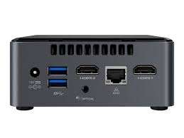 Intel NUC7CJYH Intel Celeron J4005 8GB 128GB SSD Mini PC Black