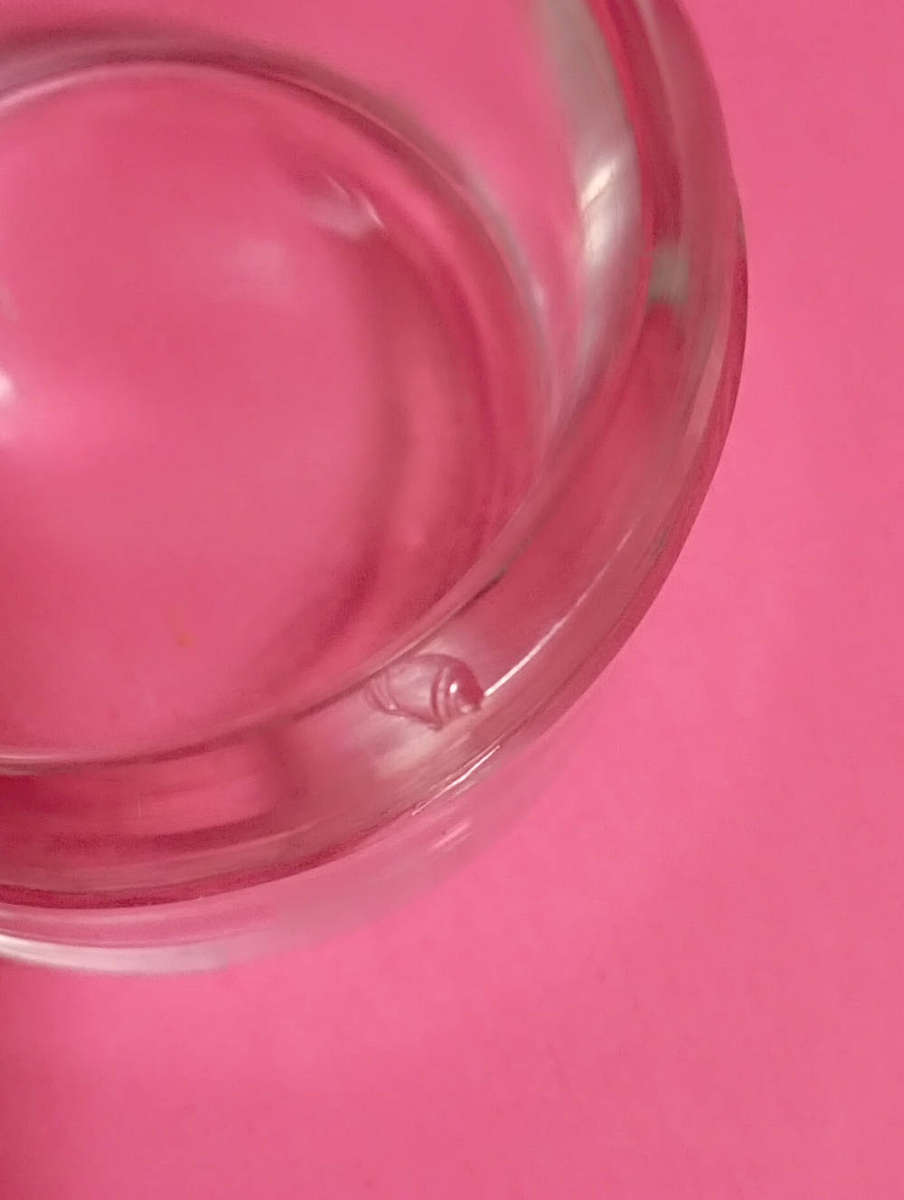 Birmingham hallmarked silver Lidded glass jars