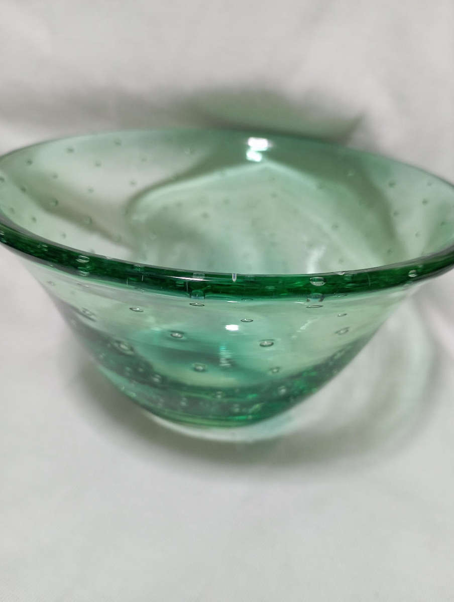 S.A. Art glass bowl...signed Shirley  Cloete