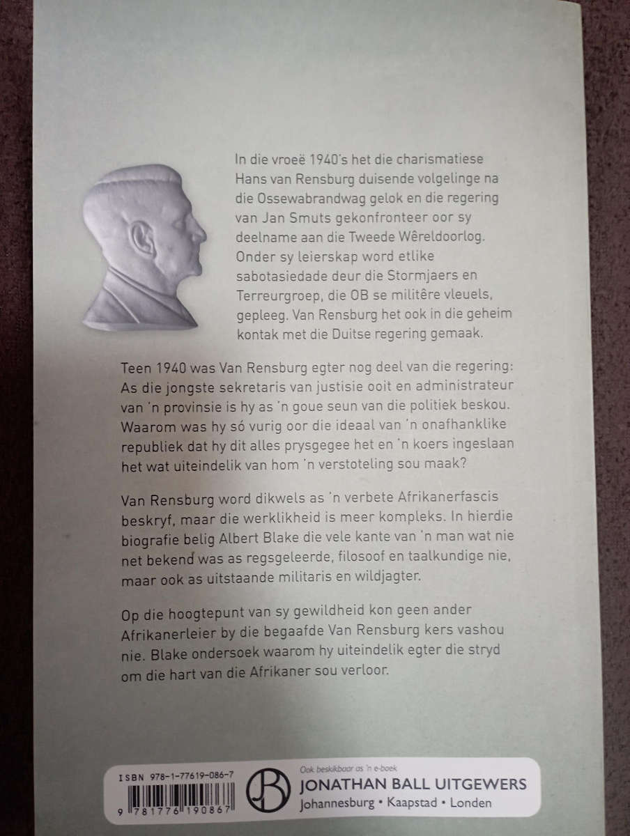 Afrikaans  non fiction books x2  Ossewabrandwag