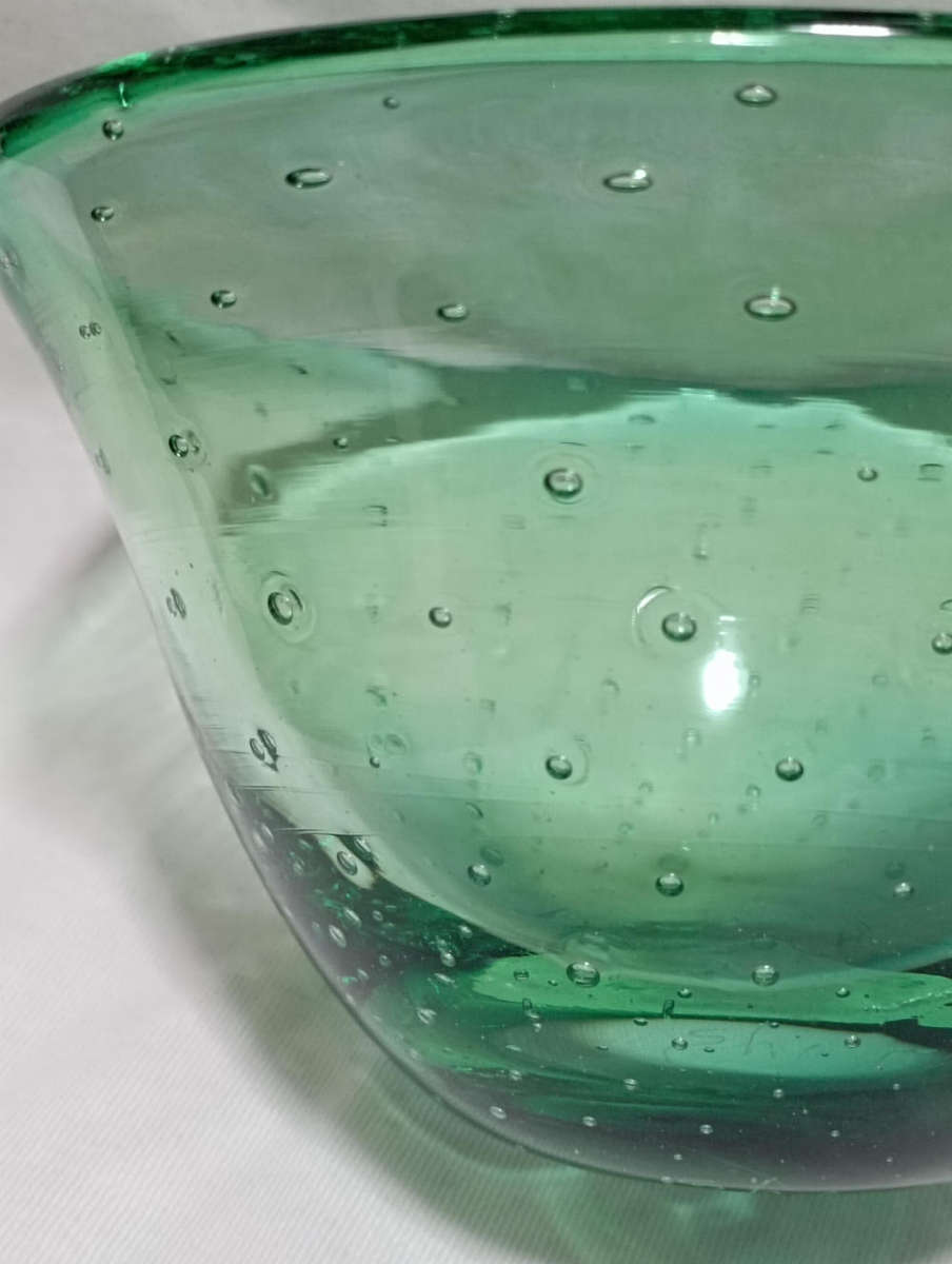 S.A. Art glass bowl...signed Shirley  Cloete