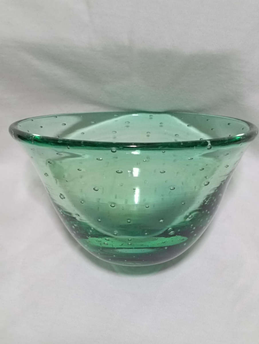 S.A. Art glass bowl...signed Shirley  Cloete