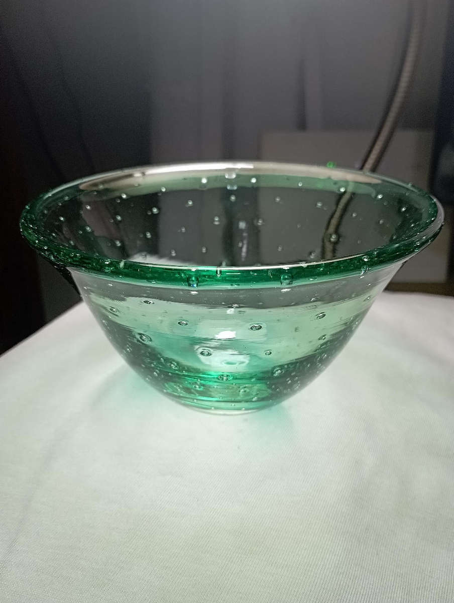 S.A. Art glass bowl...signed Shirley  Cloete