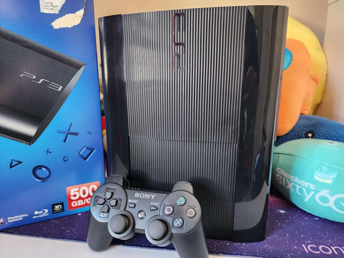 PS3 500GB Super Slim (Original Packaging) - Prestine Condition