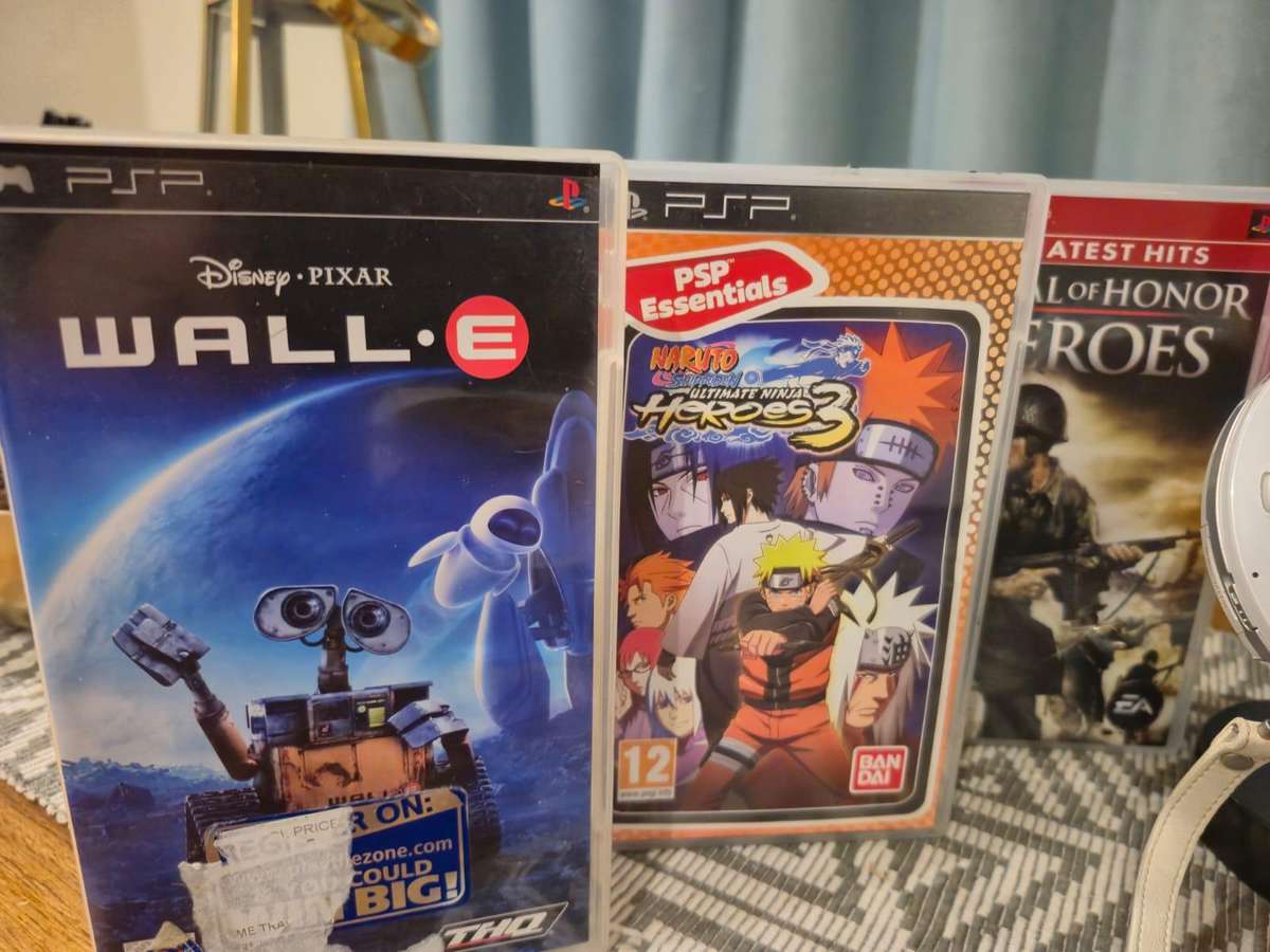 PSP 1000 Limited Edition White, 6 Games