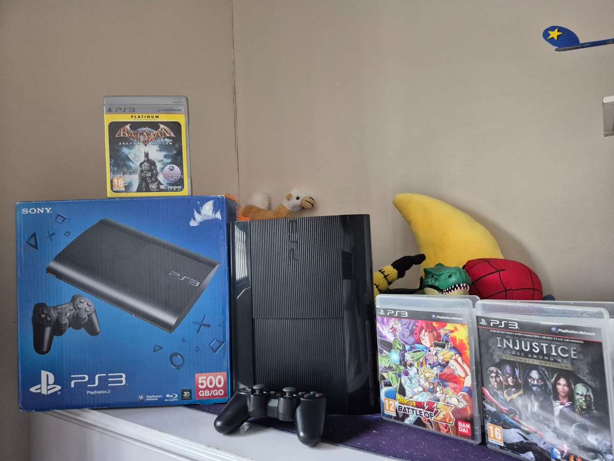 PS3 500GB Super Slim + 1 Controller + Book of Spells + Move Kit (Original Packaging)(Pre-owned)