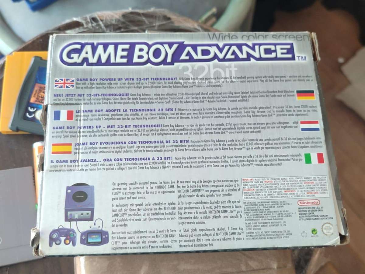 Nintendo Game Boy Advance  32-Bit Wide Colour Screen (Pre-Owned, Complete in Box)