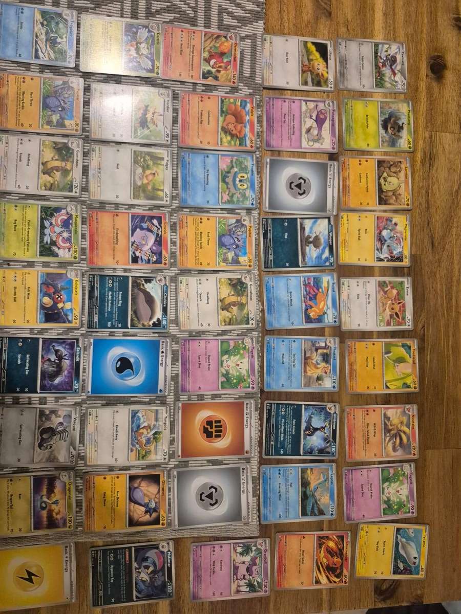 60 Common and Uncommon Pokémon Cards Obsidian Flames