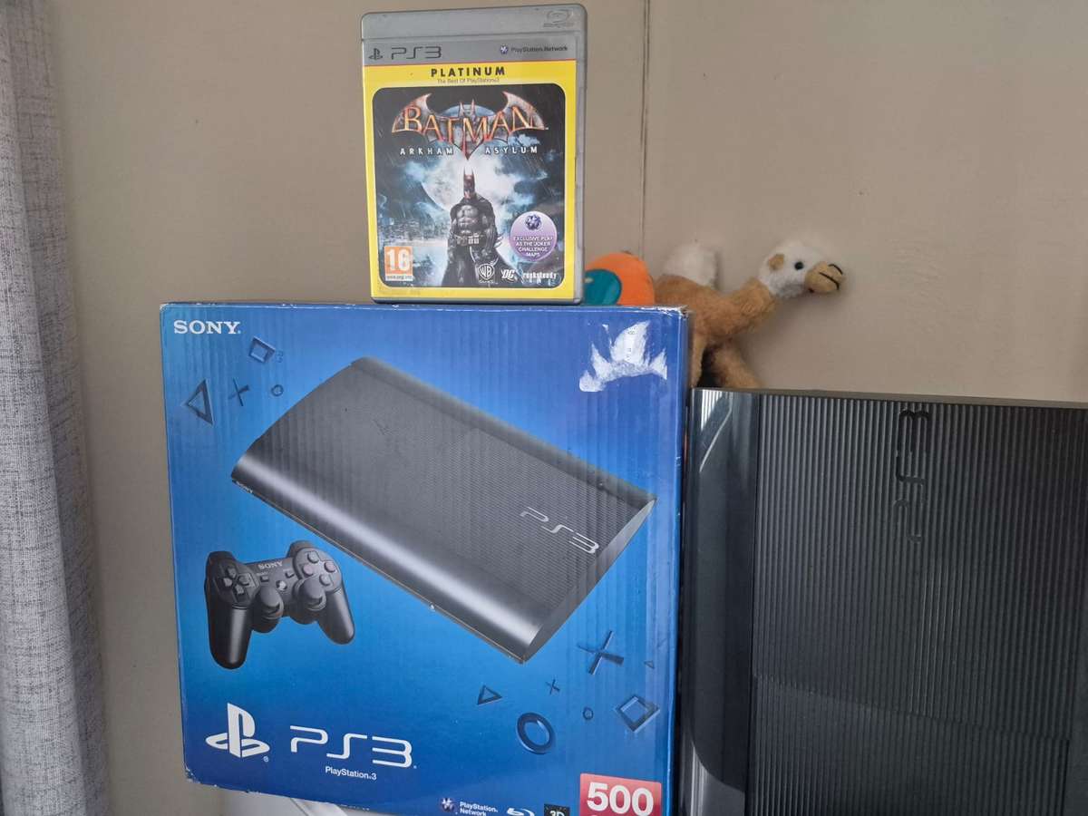 PS3 500GB Super Slim + 1 Controller + Book of Spells + Move Kit (Original Packaging)(Pre-owned)