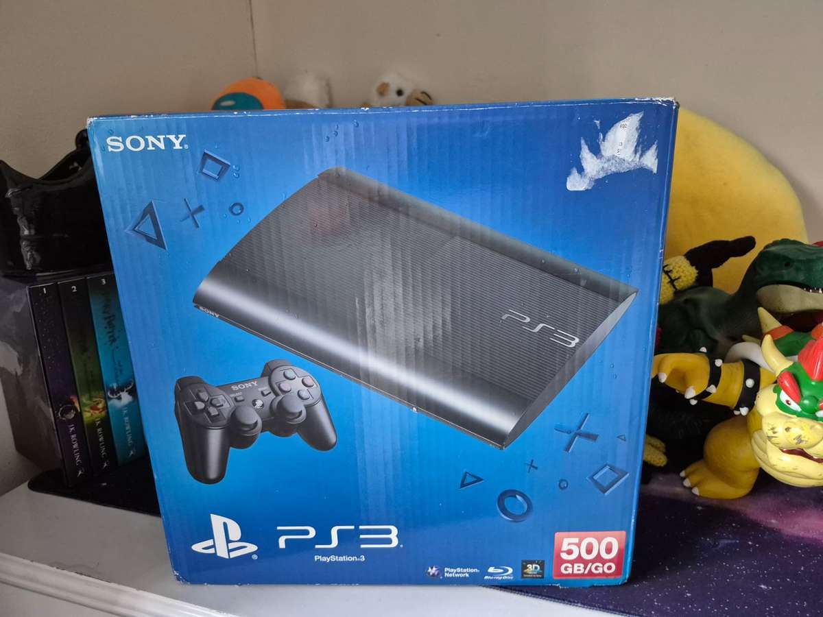 PS3 500GB Super Slim + 1 Controller + Book of Spells + Move Kit (Original Packaging)(Pre-owned)