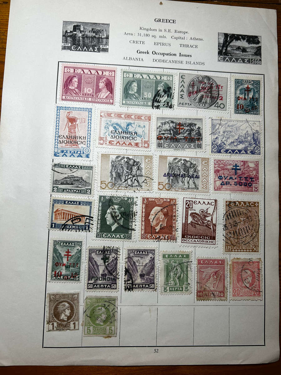 Old world wide stamps
