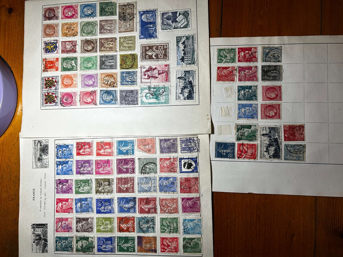 Old world wide stamps