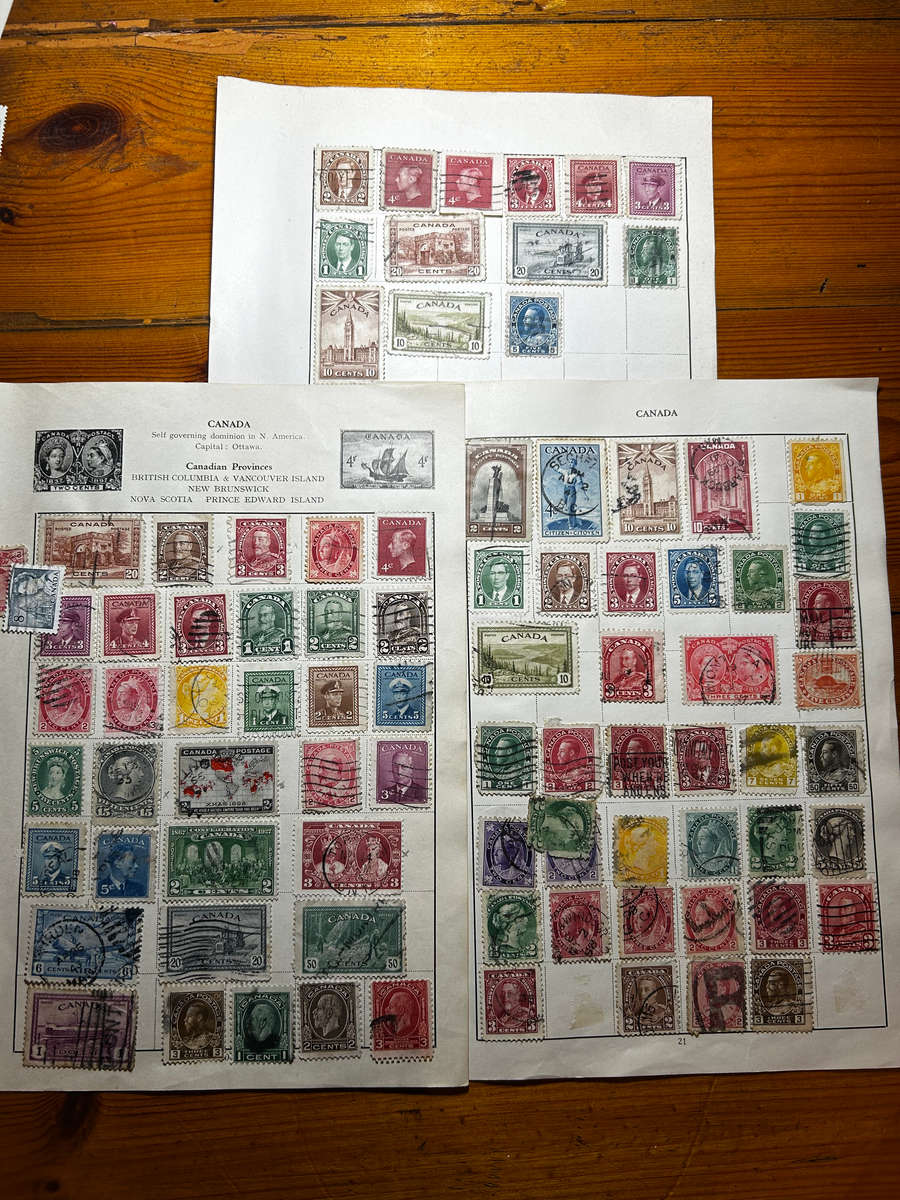 Old world wide stamps