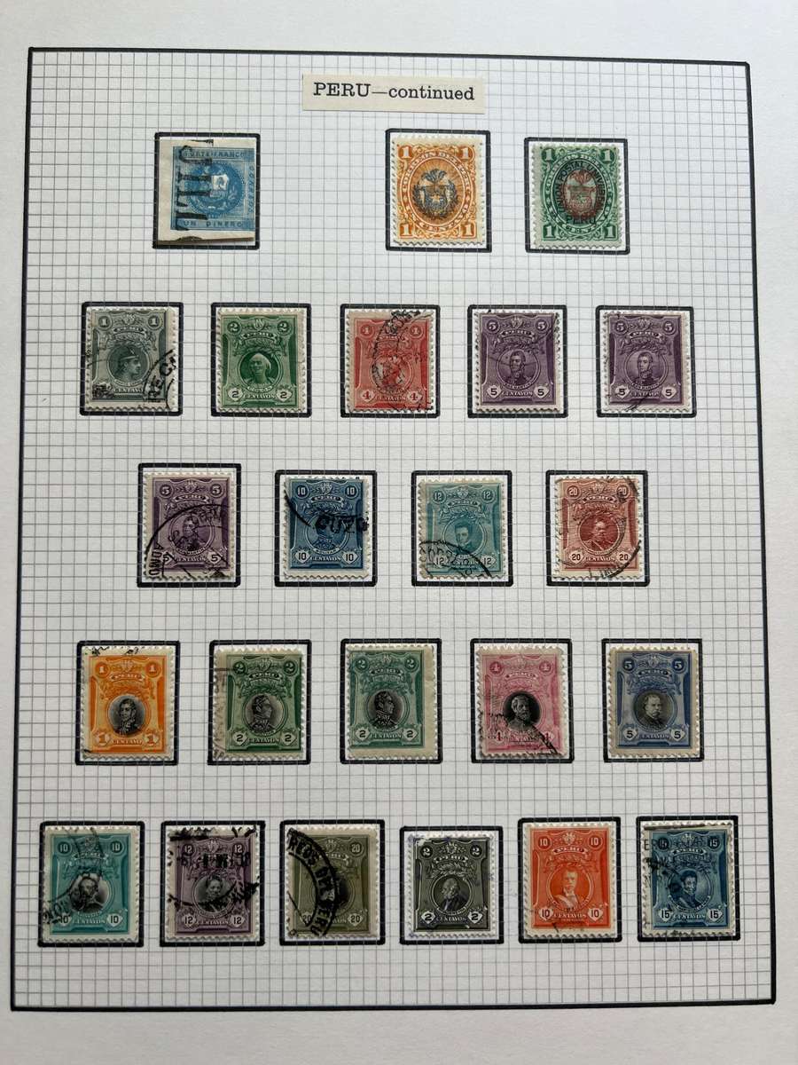South American Stamp Album  Uruguay, Venezuela, Salvador, Nicaragua (150+ stamps)