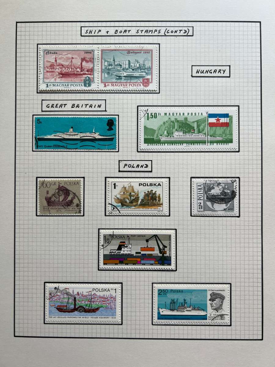 South American Stamp Album  Uruguay, Venezuela, Salvador, Nicaragua (150+ stamps)