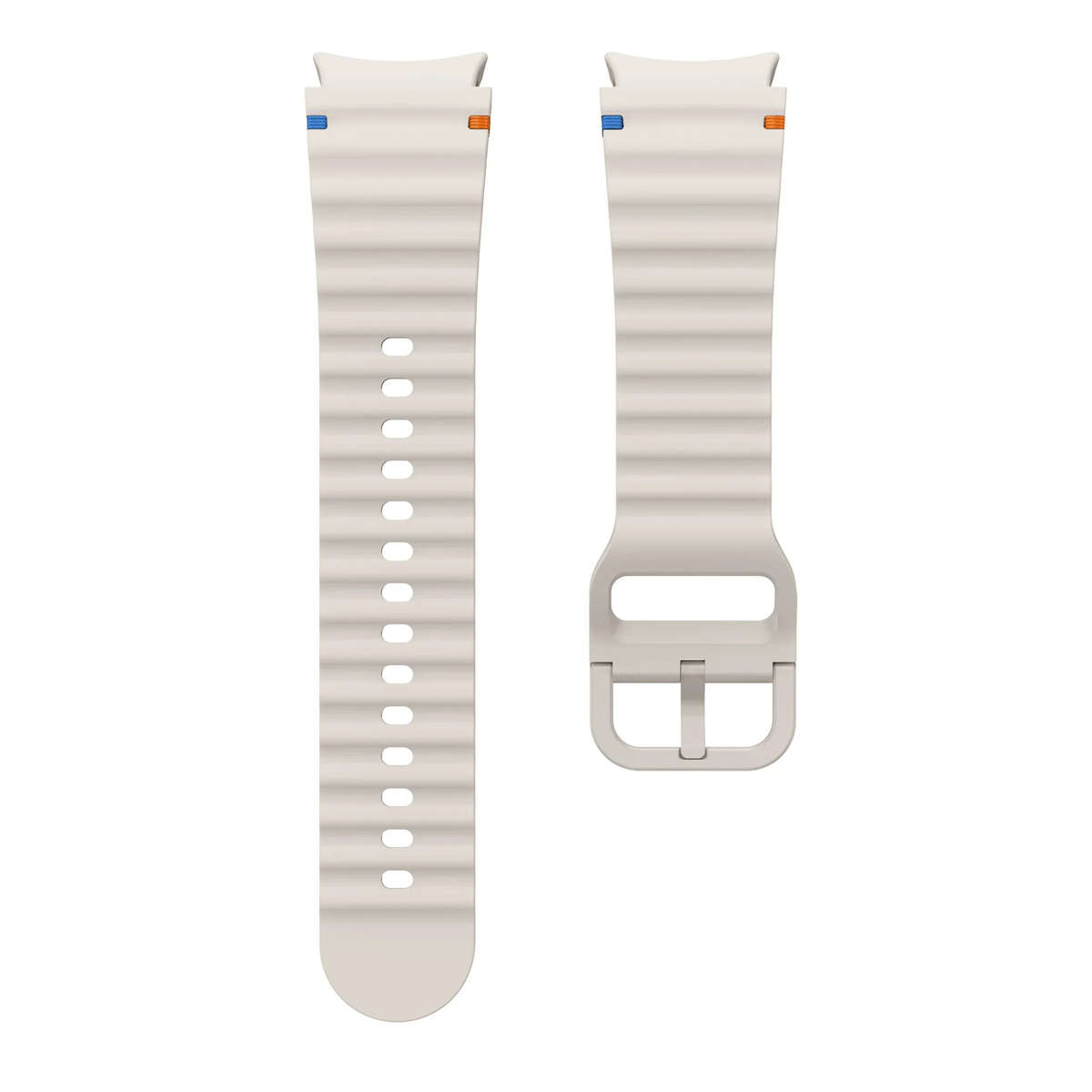 Sporty Silicone Samsung Galaxy Watch Straps (Orange, Galaxy 7 40mm 44mm)