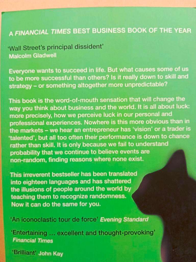 Fooled By Randomness, Nassim Nicholas Taleb