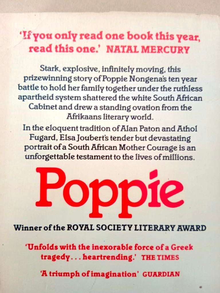 Poppie, Elsa Joubert