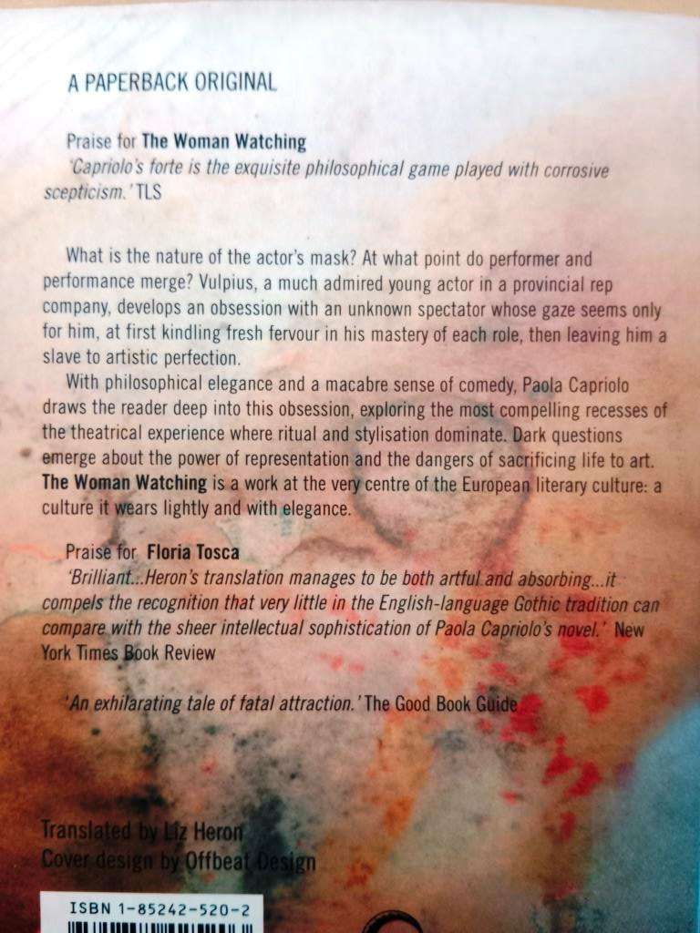 The Woman Watching, Paola Capriolo