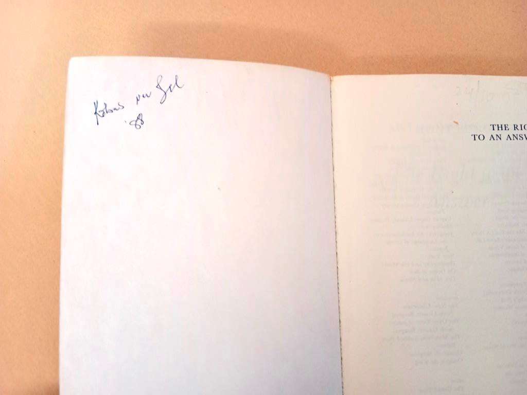 The Right to an Answer, Anthony Burgess