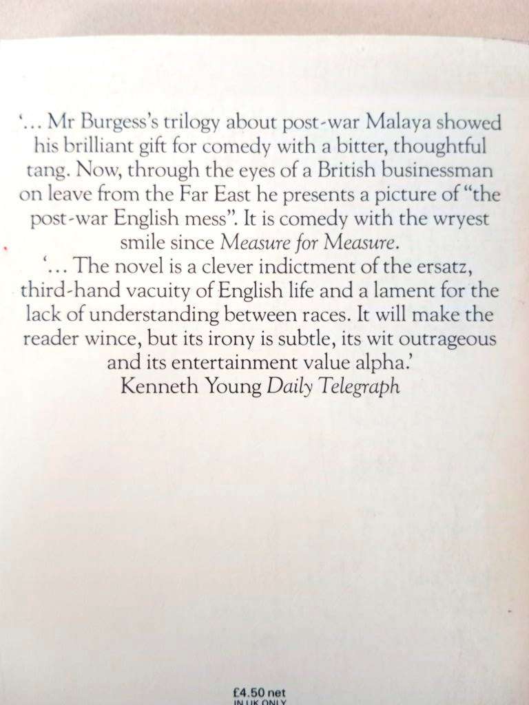 The Right to an Answer, Anthony Burgess