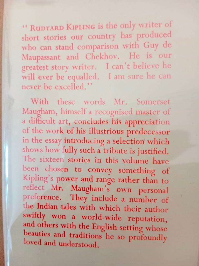 A Choice of Kipling's Prose