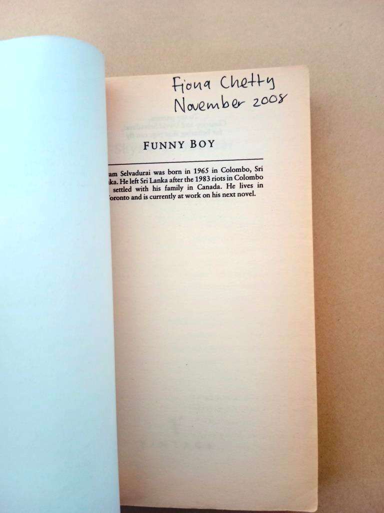 Funny Boy, Shyam Selvadurai