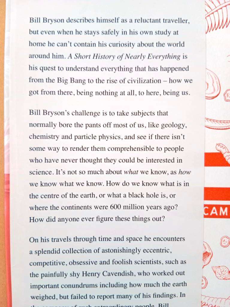 A Short History of Nearly Everything, Bill Bryson