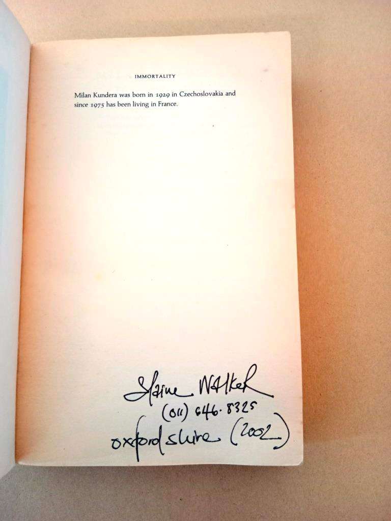 Immortality, Milan Kundera