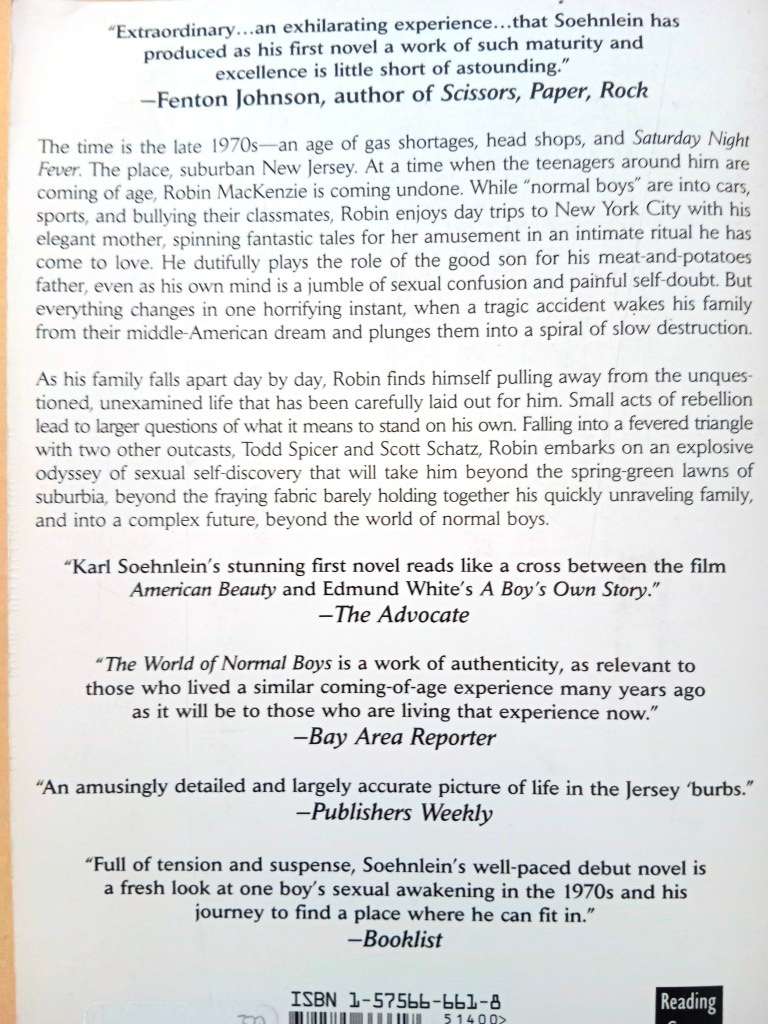 The World of Normal Boys, K.M. Soehnlein