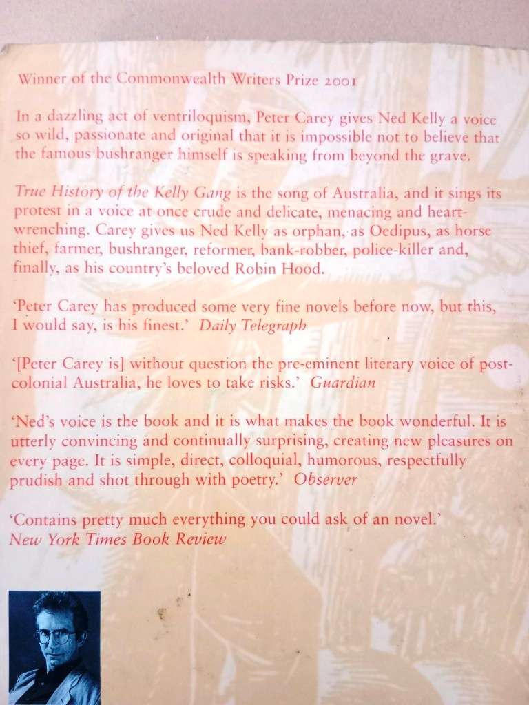 True History of the Kelly Gang, Peter Carey