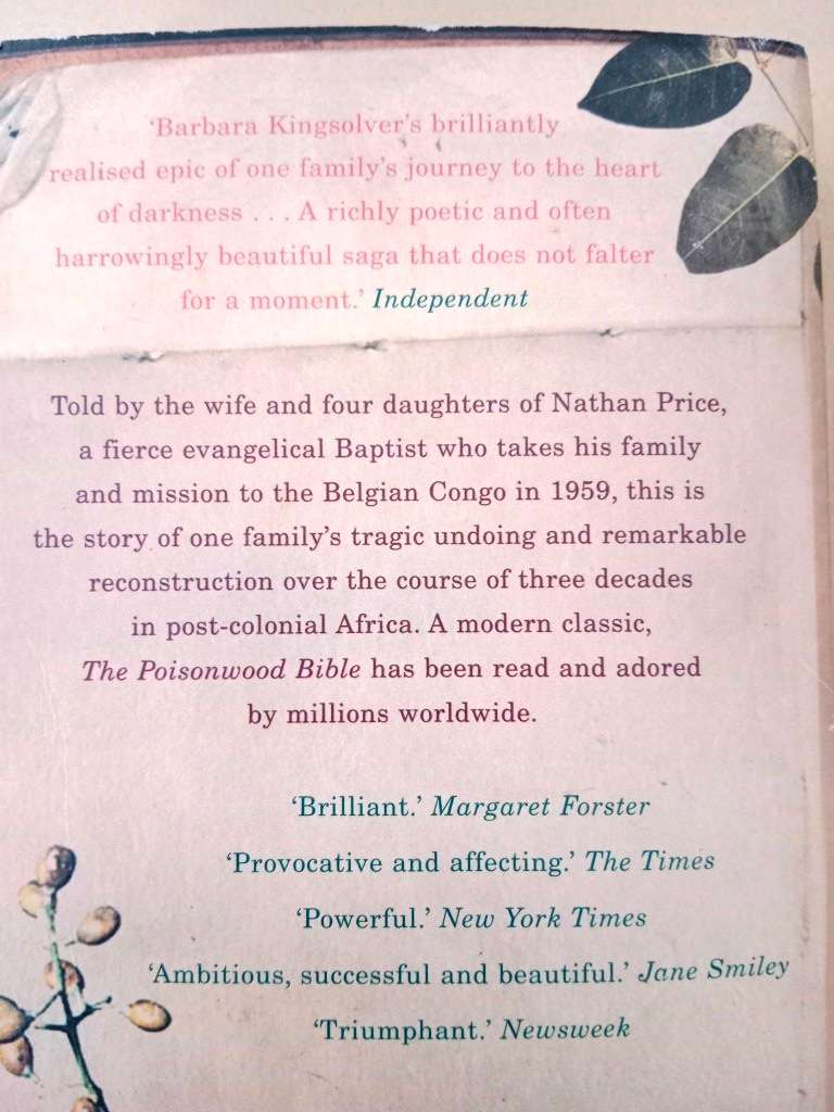 The Poisonwood Bible, Barbara Kingsolver