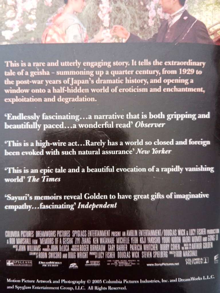 Memoirs of a Geisha, Arthur Golden
