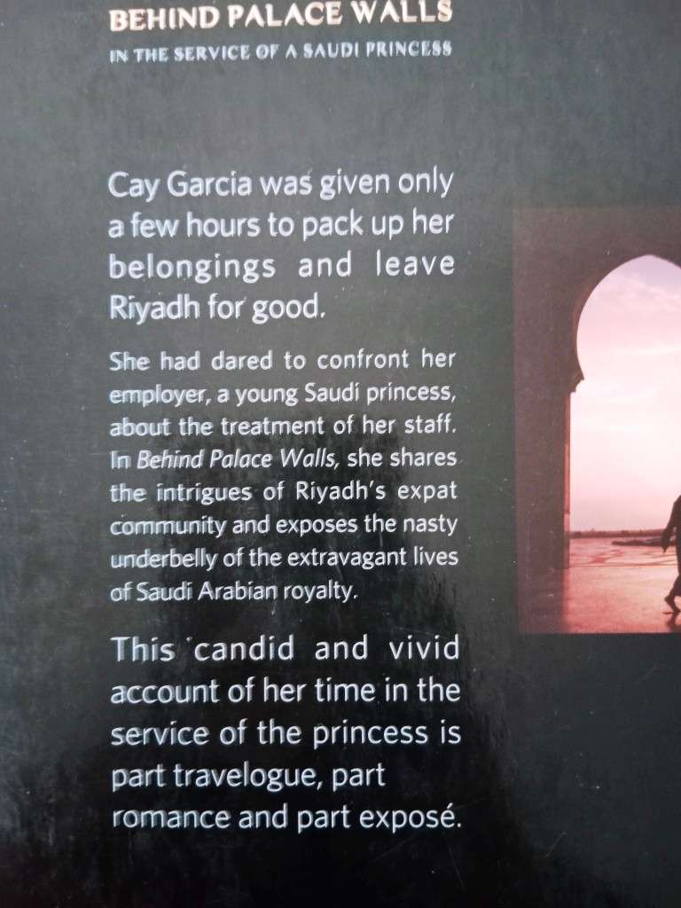 Behind Palace Walls, Cay Garcia