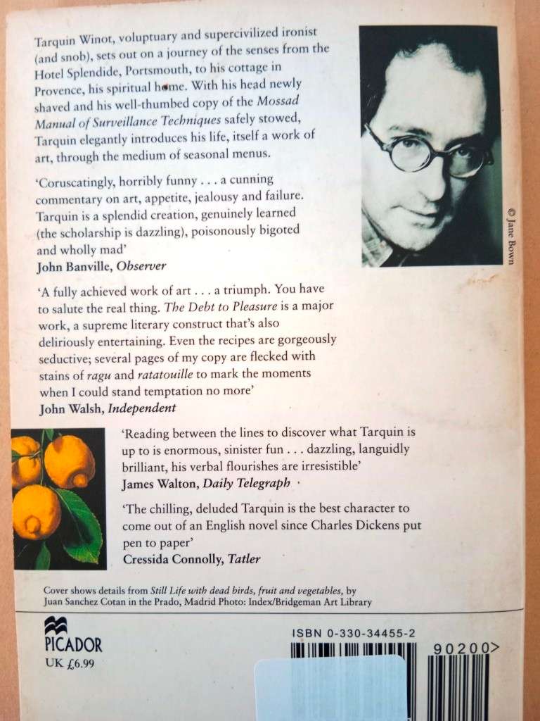 The Debt to Pleasure, John Lanchester