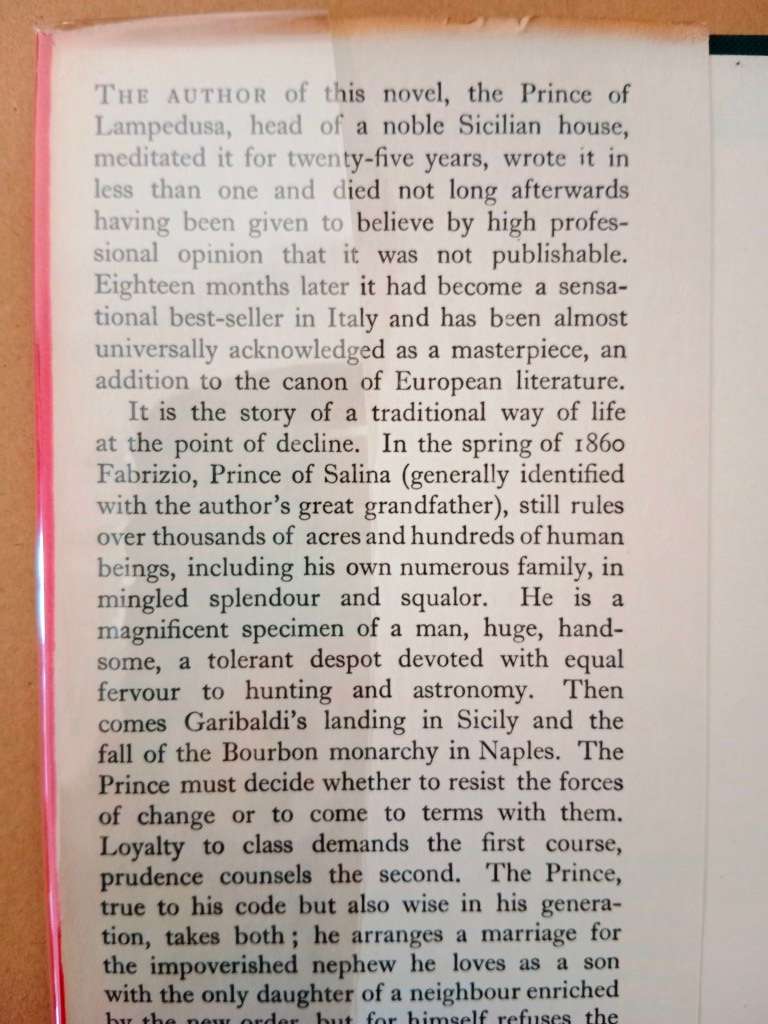 The Leopard, Giuseppe di Lampedusa