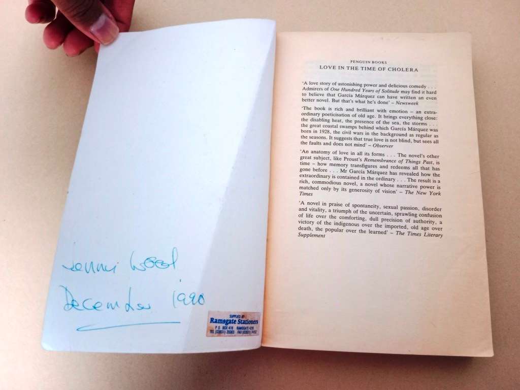 Love in the Time of Cholera, Gabriel García Márquez