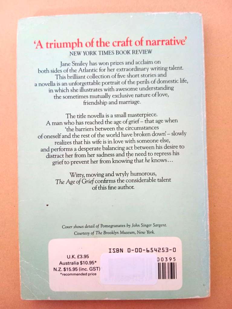 The Age of Grief, Jane Smiley