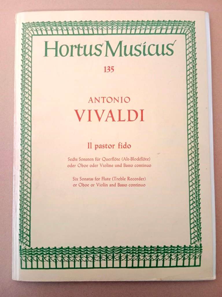 Six Sonatas for Flute, "Il Pastor Fido", Antonio Vivaldi