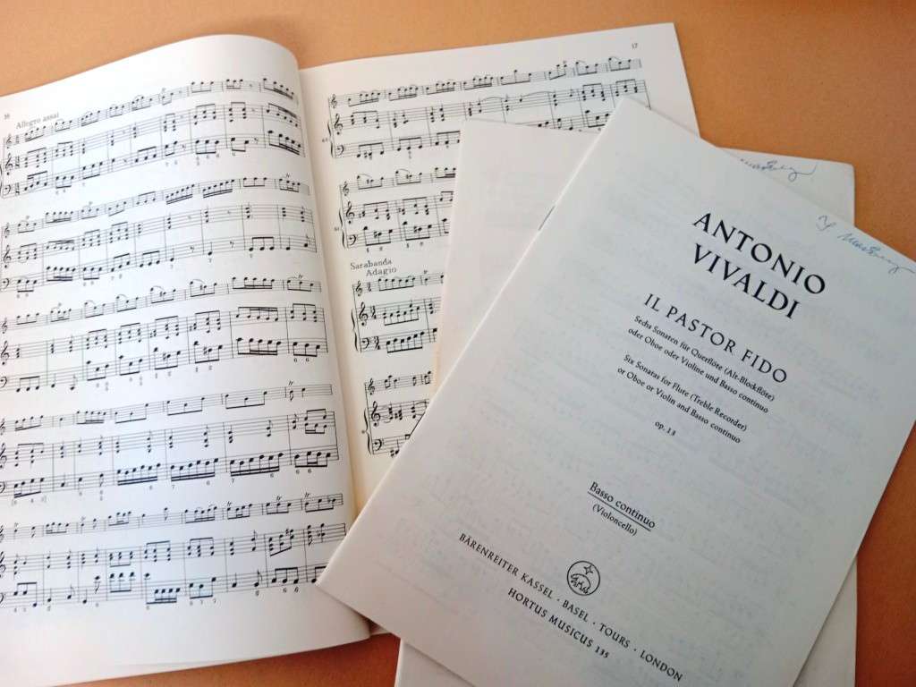 Six Sonatas for Flute, "Il Pastor Fido", Antonio Vivaldi