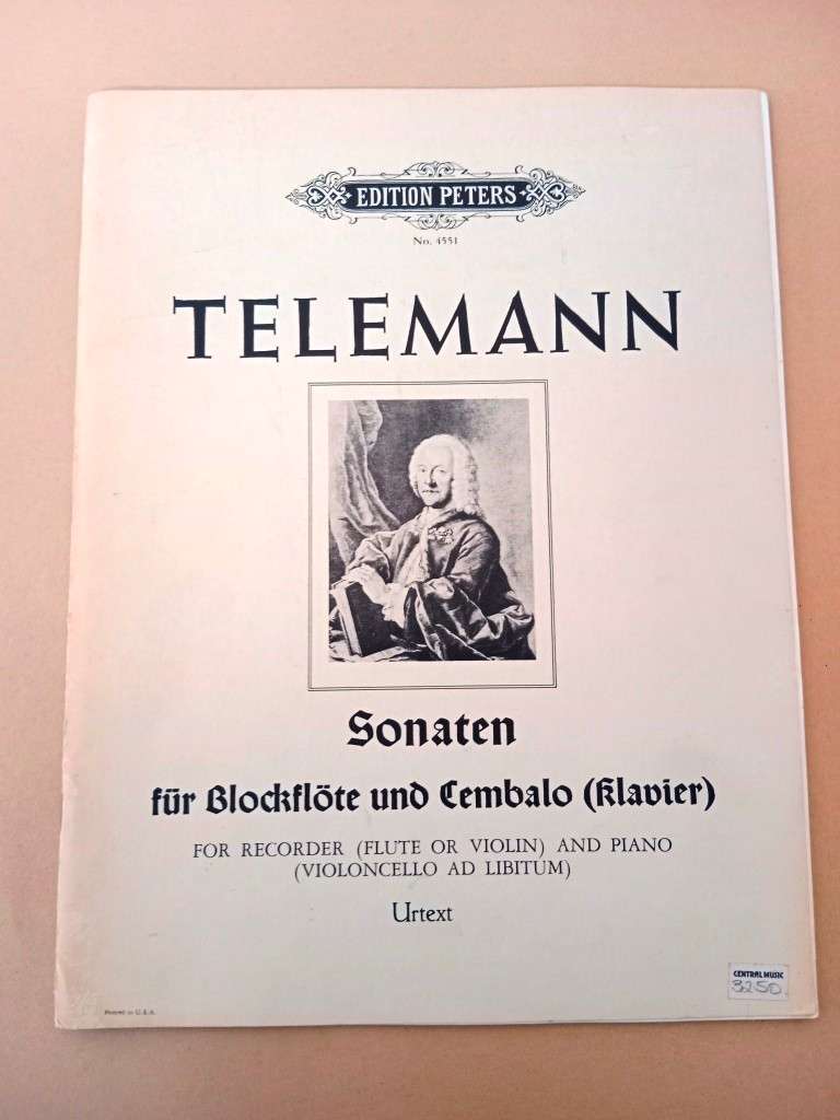 Sonatas for Recorder and Piano, Georg Philipp Telemann