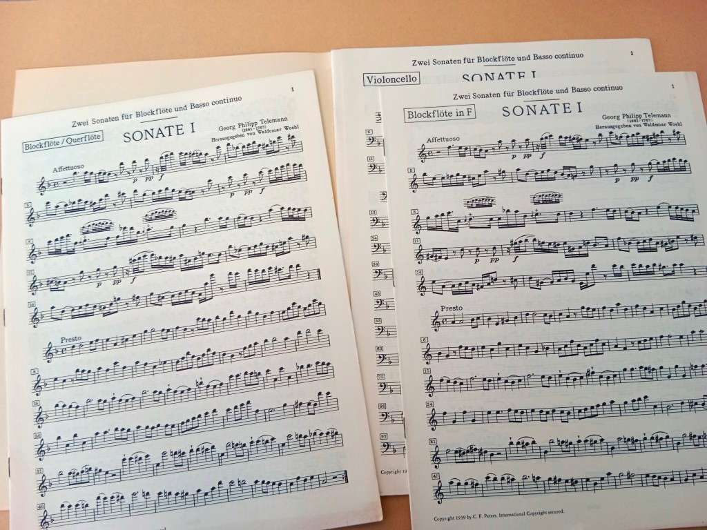 Sonatas for Recorder and Piano, Georg Philipp Telemann