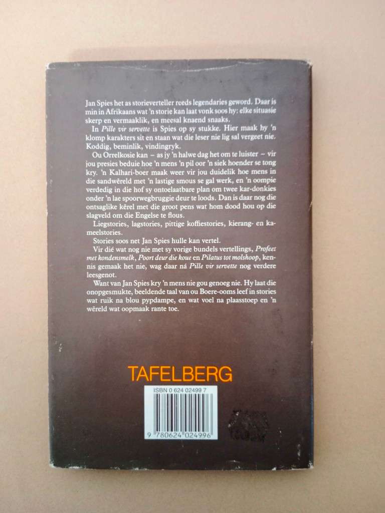 Pille vir Servette, Vertellings 4, Jan Spies