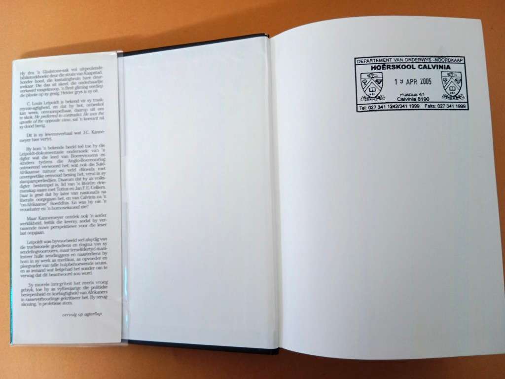 Leipoldt, J.C. Kannemeyer