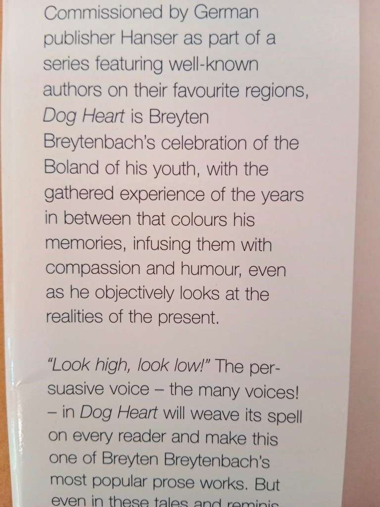 Dog Heart, Breyten Breytenbach