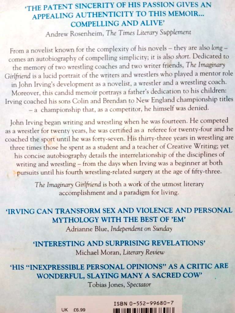 The Imaginary Girlfriend - A Memoir, John Irving