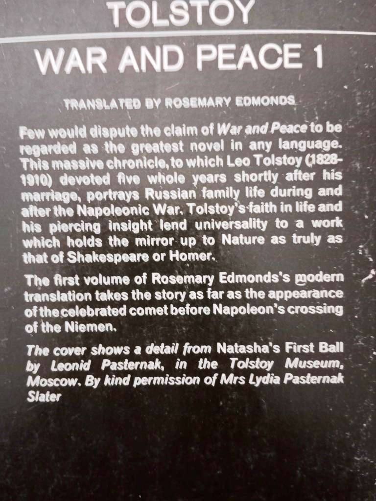 War and Peace, Volume 1, Leo Tolstoy