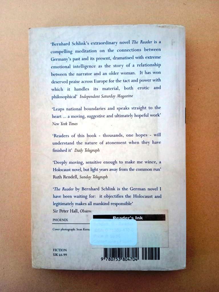 The Reader, Bernhard Schlink