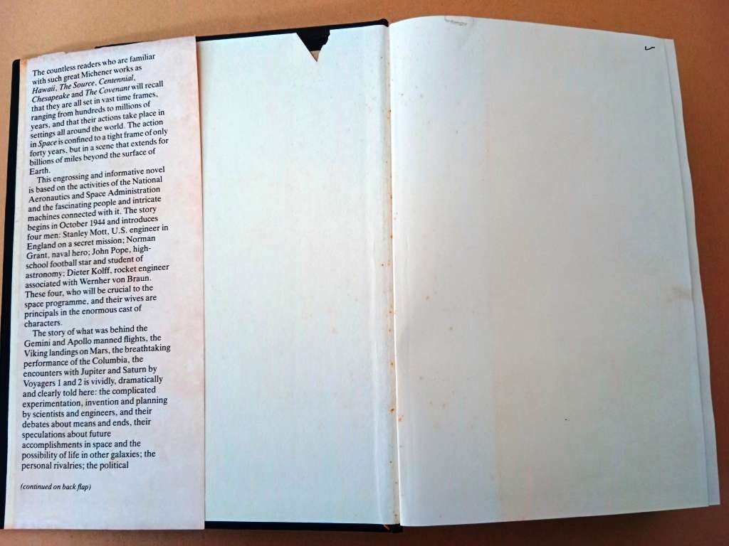 Space, James A. Michener