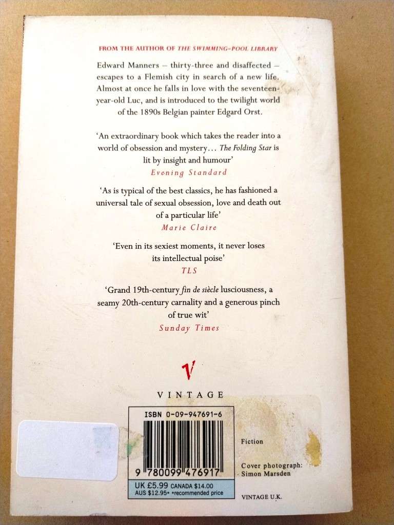 The Folding Star, Alan Hollinghurst